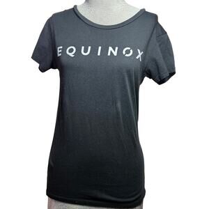 Equinox Black Cotton Tee Size Medium